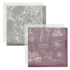 Dekorationsfolie og design limark, 15x15 cm, 4 ark